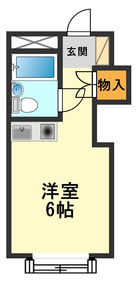 吉野ハイツの間取り