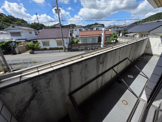 姫路市書写住宅付店舗のバルコニー