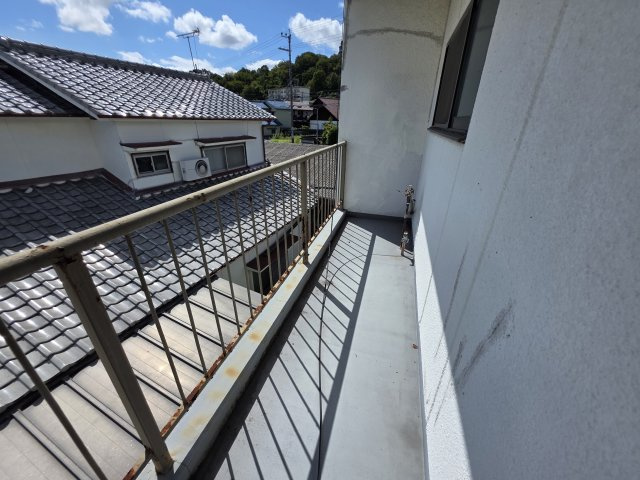 姫路市書写住宅付店舗のバルコニー