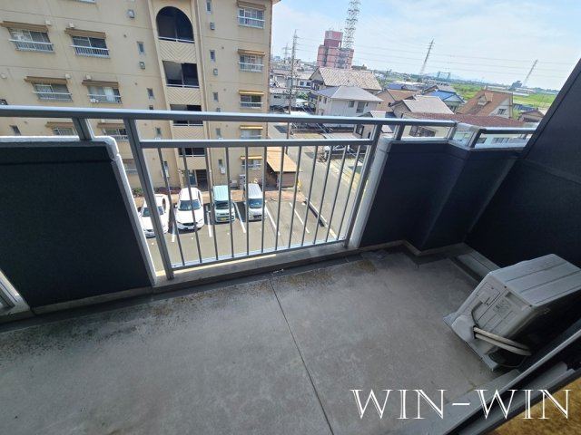 第2橋本マンションのバルコニー