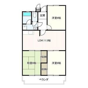 第2橋本マンションの間取り