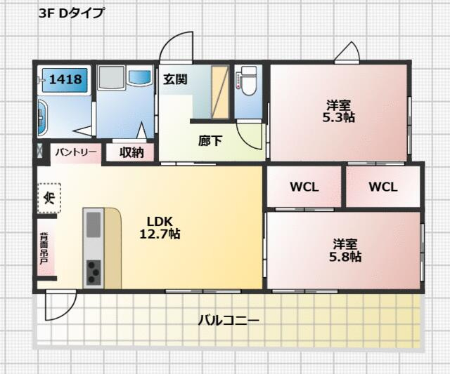 REGINAの間取り