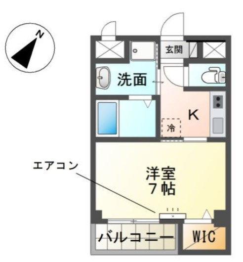 柏市東上町の賃貸マンションの間取り