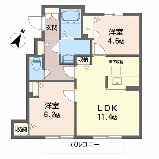 【間取り】 | フェリーチェ柳井
