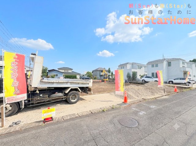 【サンスターホーム現地販売物件】羽村市小作台5丁目　売地4区画の外観