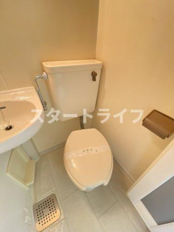 大阪市東淀川区柴島２丁目の賃貸マンションのトイレ