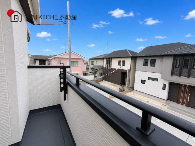 【バルコニー】 | 坂戸市元町　ブルーミングガーデン　新築戸建　全4棟　2号棟