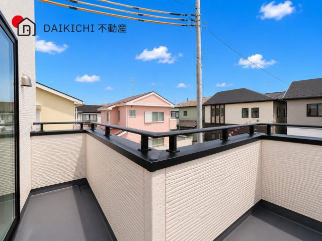 【バルコニー】 | 坂戸市元町　ブルーミングガーデン　新築戸建　全4棟　2号棟