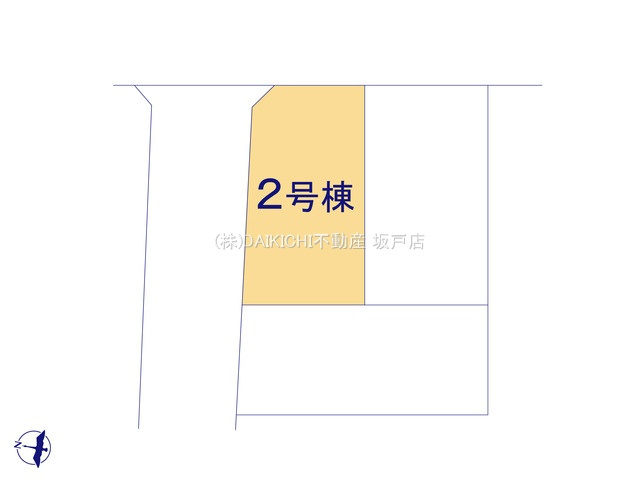 【区画図】 | 坂戸市片柳4期　新築戸建　全3棟　2号棟