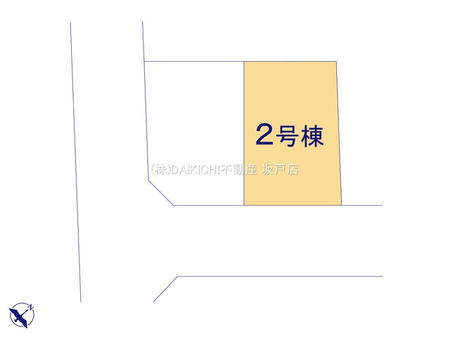 【区画図】 | 坂戸市関間4丁目　ブルーミングガーデン　新築戸建　全2棟　2号棟