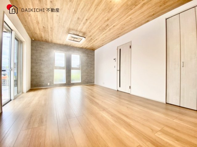 【居間・リビング】 | 鶴ヶ島市中新田　新築戸建　1号棟