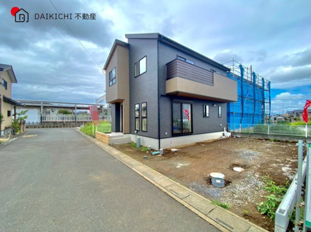 【前面道路含む現地写真】 | 鶴ヶ島市中新田　新築戸建　1号棟