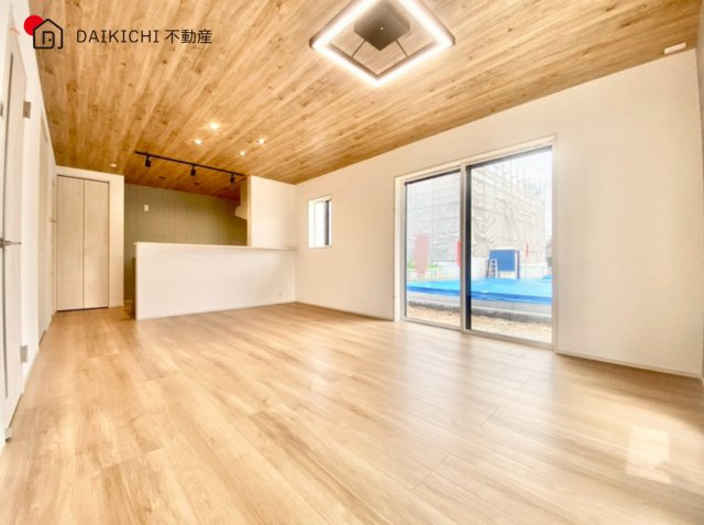 【居間・リビング】 | 鶴ヶ島市中新田　新築戸建　1号棟