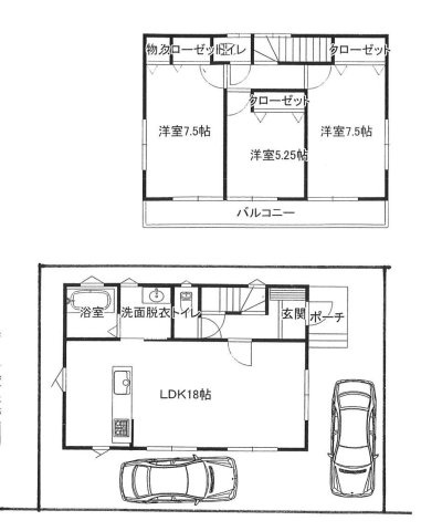 【間取り】 | 毛呂山町前久保南　新築戸建　1号棟