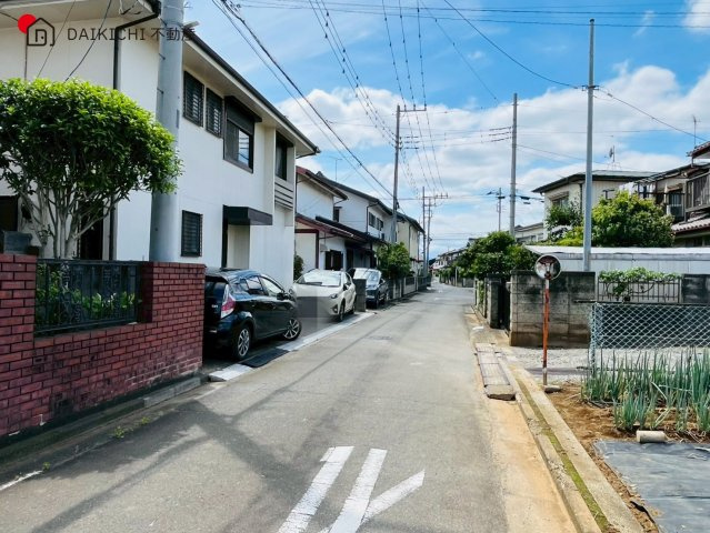 【前面道路含む現地写真】 | 川越市上戸新町3期　ブルーミングガーデン　新築戸建　全1棟　1号棟