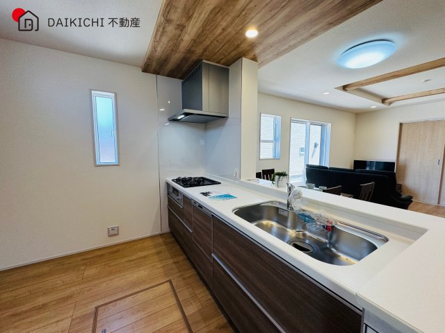 【キッチン】 | 鶴ヶ島市羽折町　ブルーミングガーデン　新築戸建　全4棟　3号棟