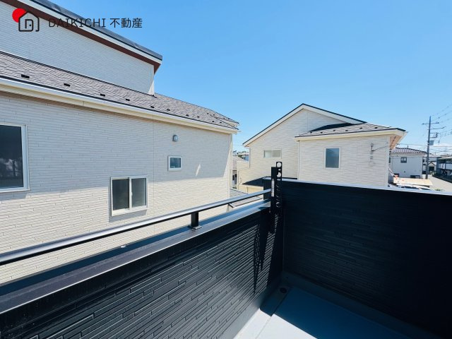【バルコニー】 | 鶴ヶ島市羽折町　ブルーミングガーデン　新築戸建　全4棟　3号棟