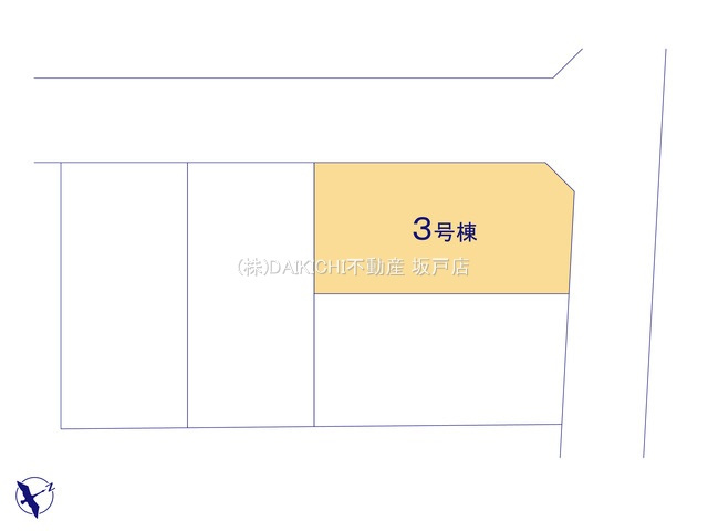 【区画図】 | 鶴ヶ島市羽折町　ブルーミングガーデン　新築戸建　全4棟　3号棟