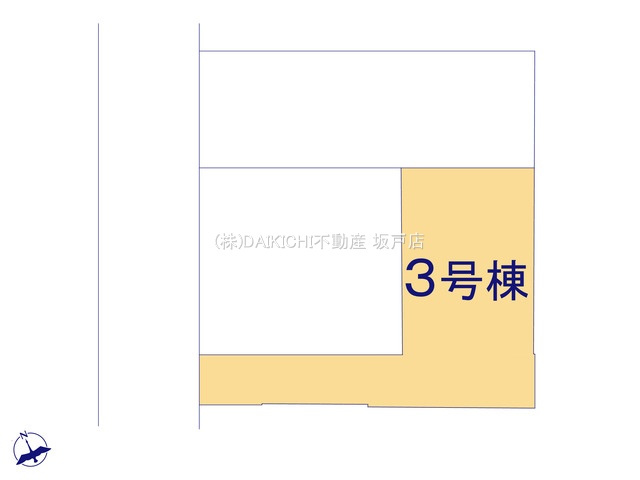 【区画図】 | 鶴ヶ島市脚折町11期　GRACE　新築戸建　全3棟　3号棟