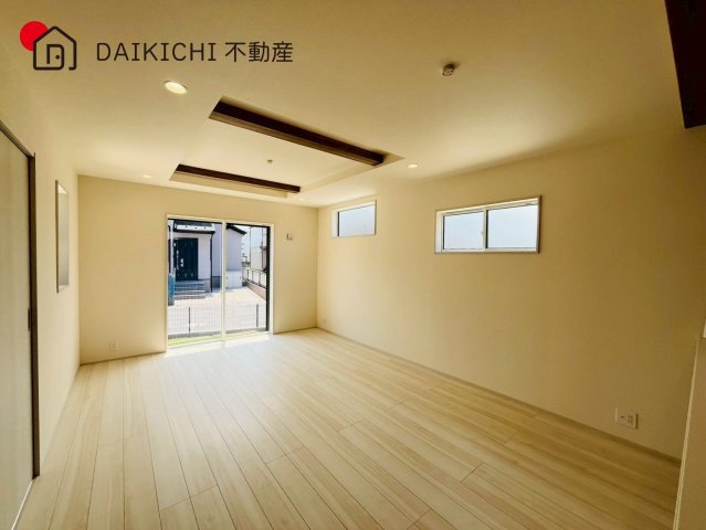 【居間・リビング】 | 川越市的場　ブルーミングガーデン　新築戸建　全2棟　3号棟