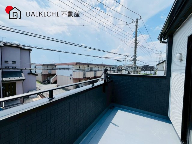 【バルコニー】 | 川越市的場　ブルーミングガーデン　新築戸建　全2棟　3号棟