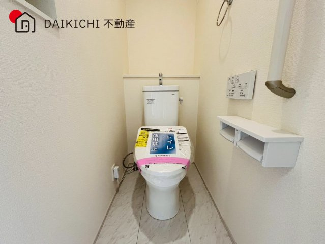 【トイレ】 | 川越市的場　ブルーミングガーデン　新築戸建　全2棟　3号棟