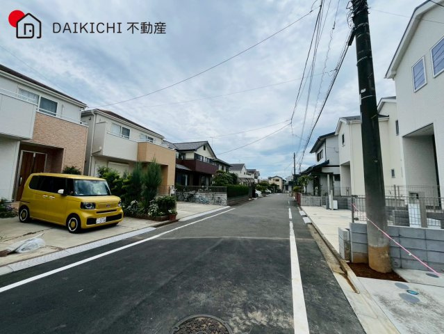 【前面道路含む現地写真】 | 川越市かすみ野第2 リーブルガーデン　新築戸建　全2棟　2号棟