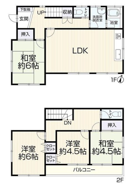 千葉市若葉区若松町の間取り