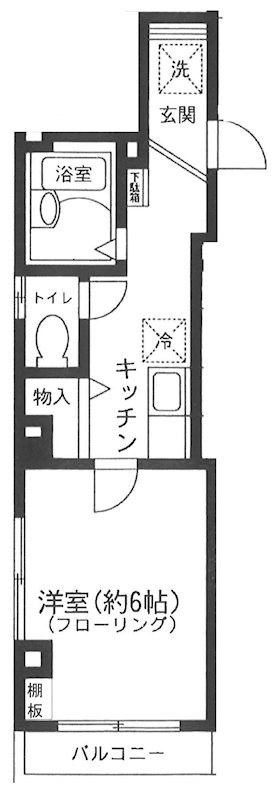 OAK の間取り|間取りです。