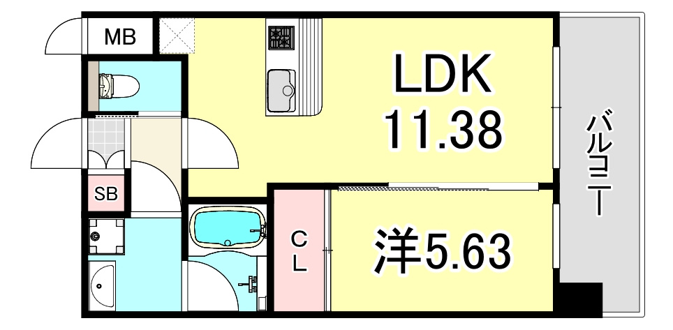 プレジオ塚本ASIANの間取り