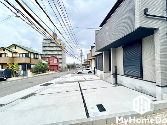 守山区大屋敷の前面道路含む現地写真