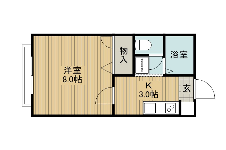 レジデンス小松Ⅱの間取り