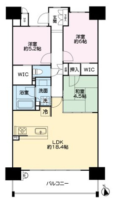 ソシオ広駅前セカンドコートの間取り