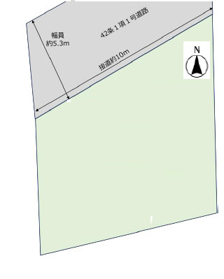 平塚市南金目　中古戸建の区画図
