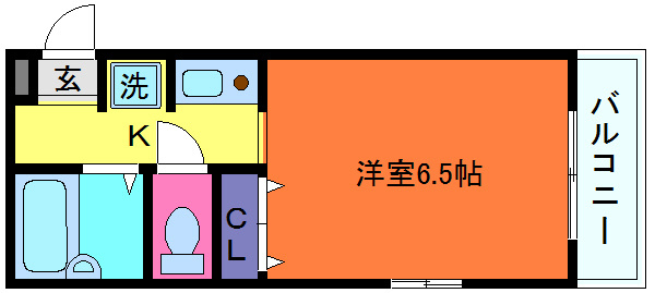 美野丘ハイツの間取り