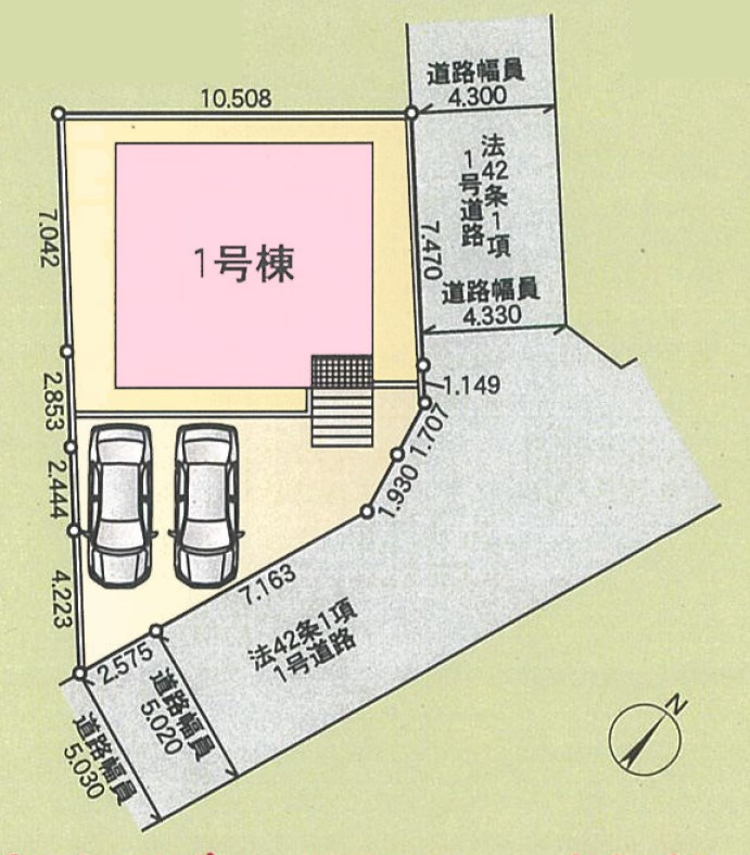 【新築戸建】高崎市金古町第17の区画図|■区画図