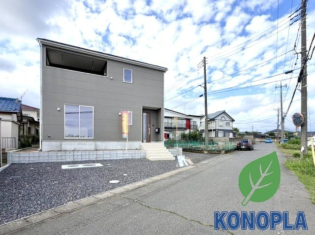 【新築戸建】高崎市金古町第17の外観|■外観|シンプルで洗練されたデザインは住まう人の色に染まり、個性を映し出します♪本日見学可能(*＾＾*)