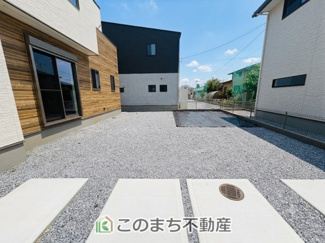 【庭】 | ワイウッドコート古河市大堤第5期　 | 広々としたお庭でプール遊びやBBQを楽しめます☆