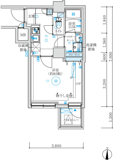 【間取り】 | MAXIV練馬TRE