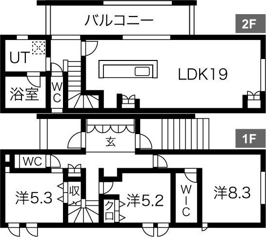 MaisonClarity野並の間取り