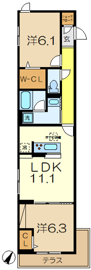 【間取り】 | ホープハイツ
