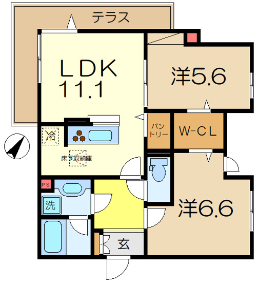 【間取り】 | ホープハイツ