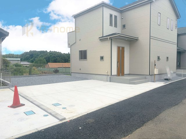 土浦市真鍋5丁目　新築戸建て　B号棟の駐車場|カースペースは2台お停めいただけます♪