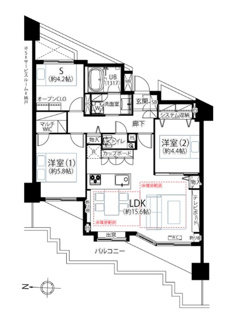【間取り】 | ディアナコート二子玉川園 | 室内新規リノベーション済（2026年3月完成）