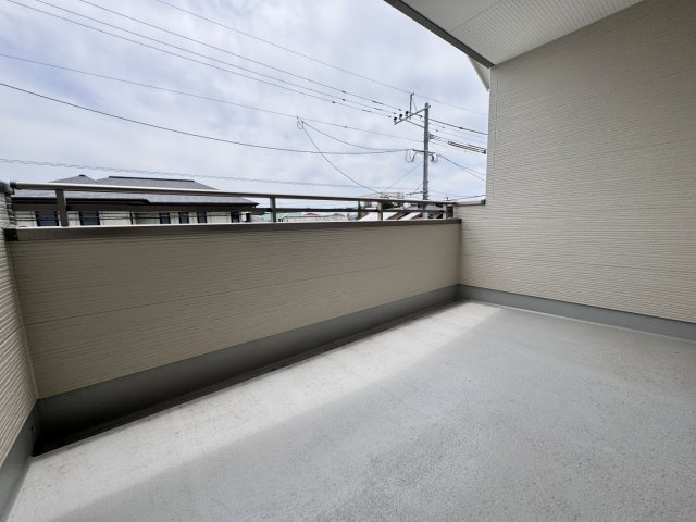 熊本市南区元三町３丁目の新築一戸建のバルコニー|2F