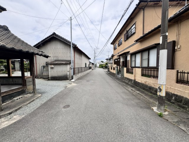 熊本市南区元三町３丁目の新築一戸建の前面道路含む現地写真|南側道路