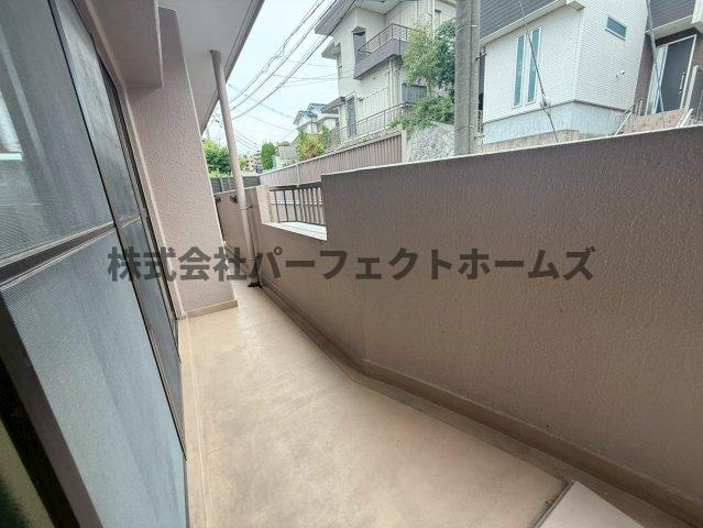 メロディーハイム枚方朝日丘のバルコニー|落ち着いた時間を過ごせるバルコニーです