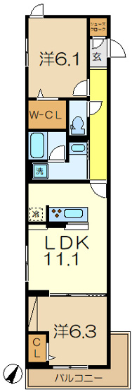 【間取り】 | ホープハイツ