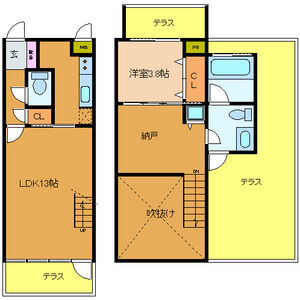 La　MODERNITEの間取り
