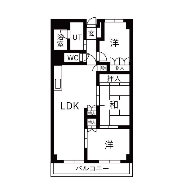 ルノン大森ドゥの間取り